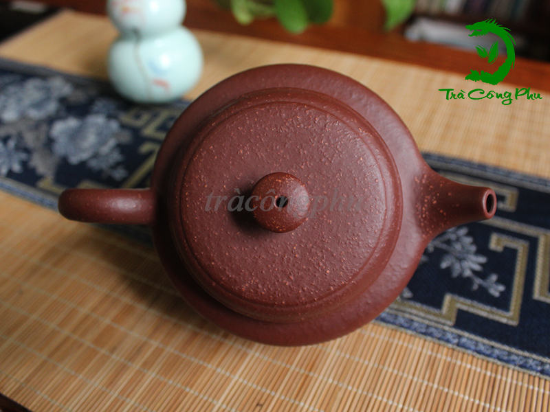 Ấm Tử Sa Châu Bàn Tử Kim Sa ATS1132